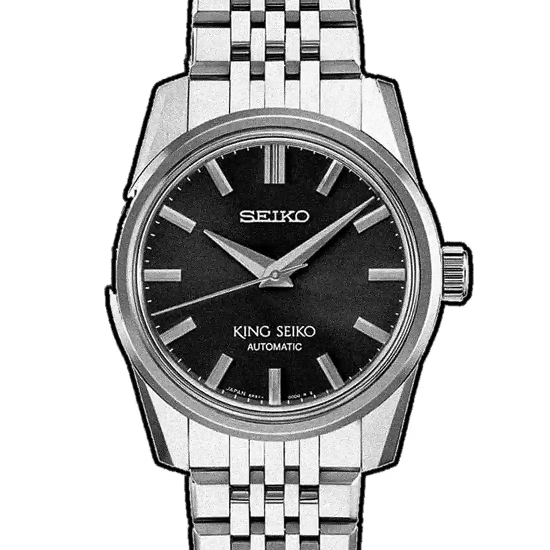 Seiko King Seiko Automatik Schwarz