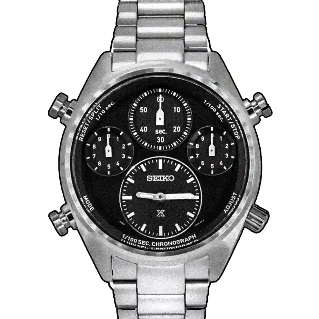 Seiko Prospex Quartz Zwart 42 mm