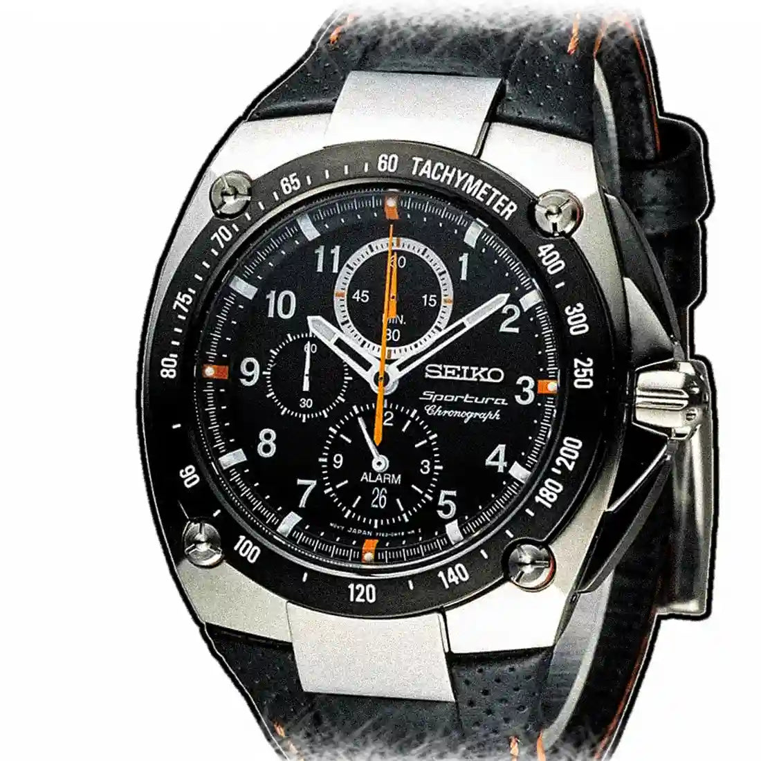 Seiko Sportura Quarz Schwarz