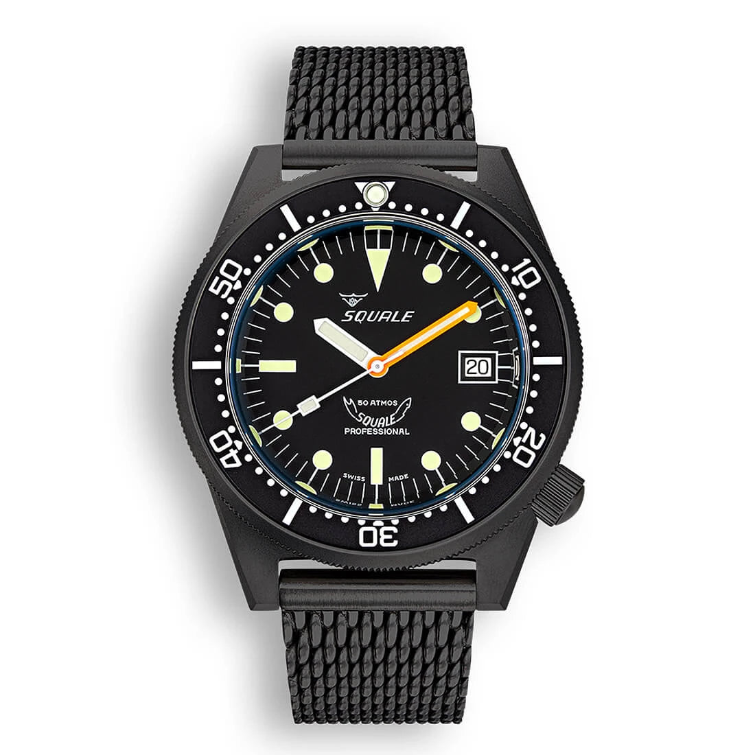 Squale 1521 Automatik Schwarz
