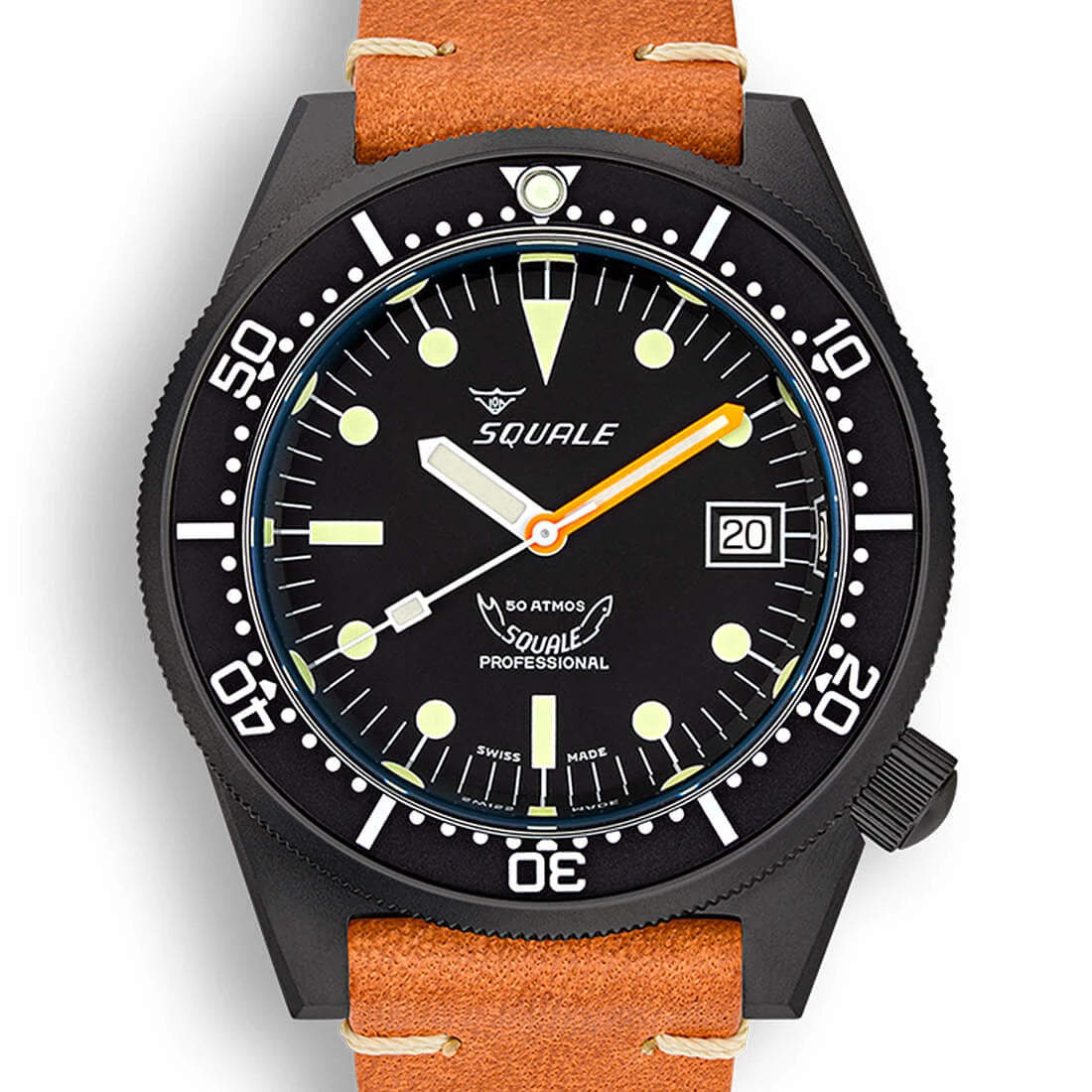 Squale 1521 Automatic Zwart 42 mm