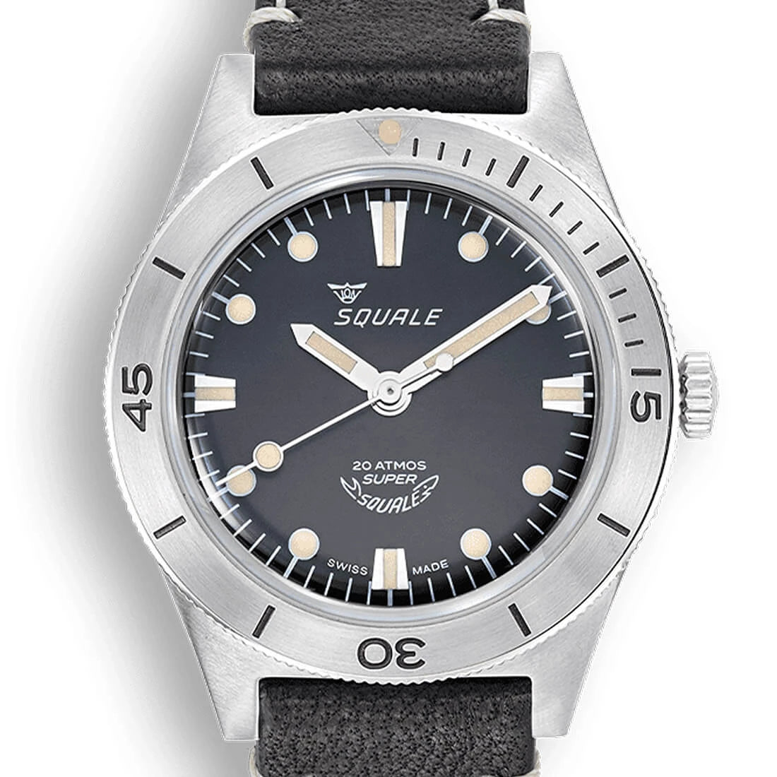 Squale Super Squale Automatik Schwarz