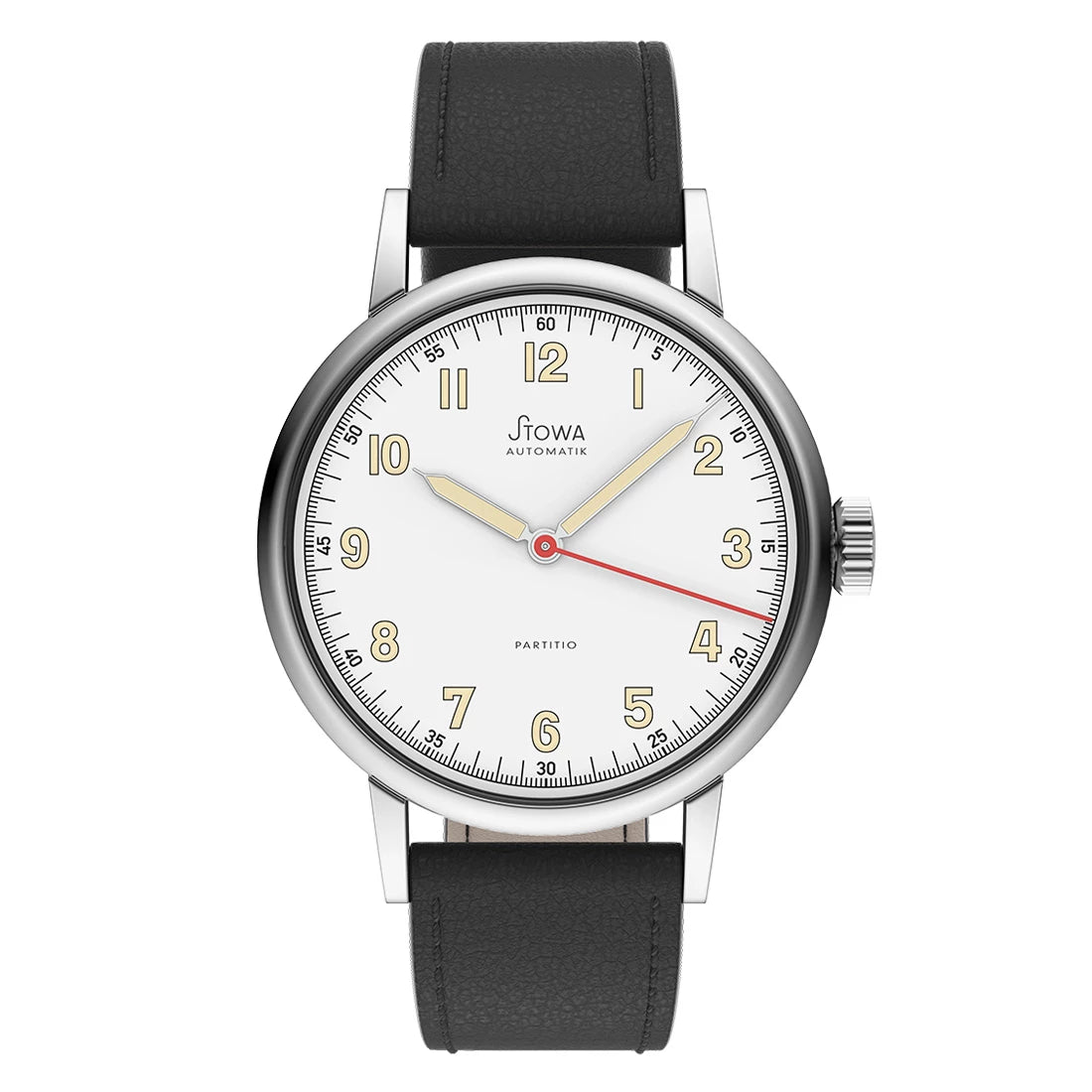 STOWA Partitio Classic Weiß Rot , Automatik Weiß