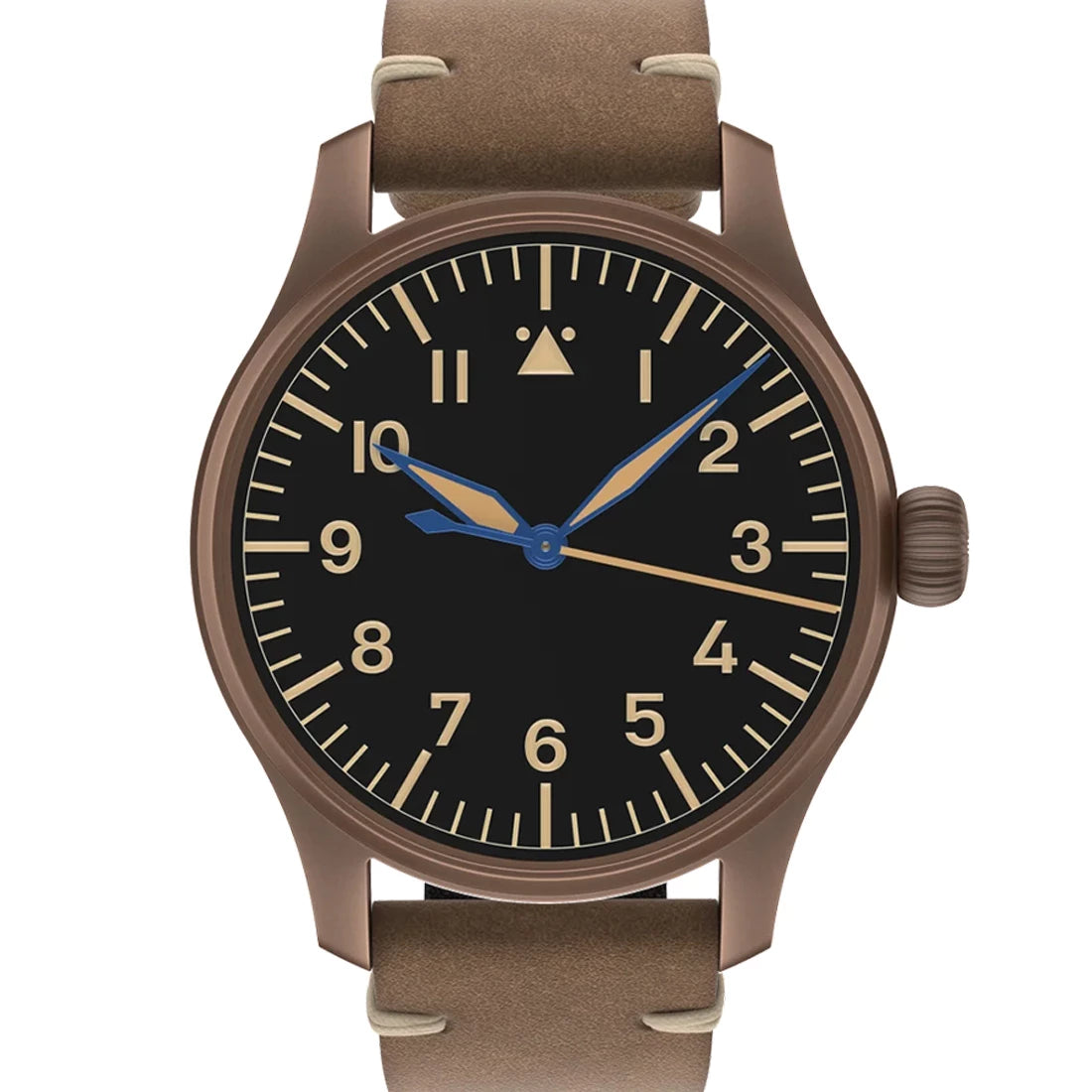 STOWA Flieger Brons Vintage Automatisch Zwart 40 mm