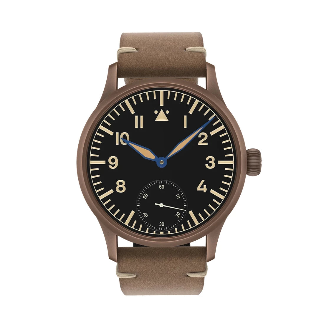 STOWA Flieger 6498 Bronze Vintage Manual winding Black 41mm