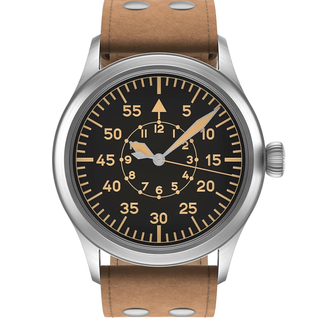 STOWA Flieger Vintage Sport Baumuster B Automatic Zwart 43 mm