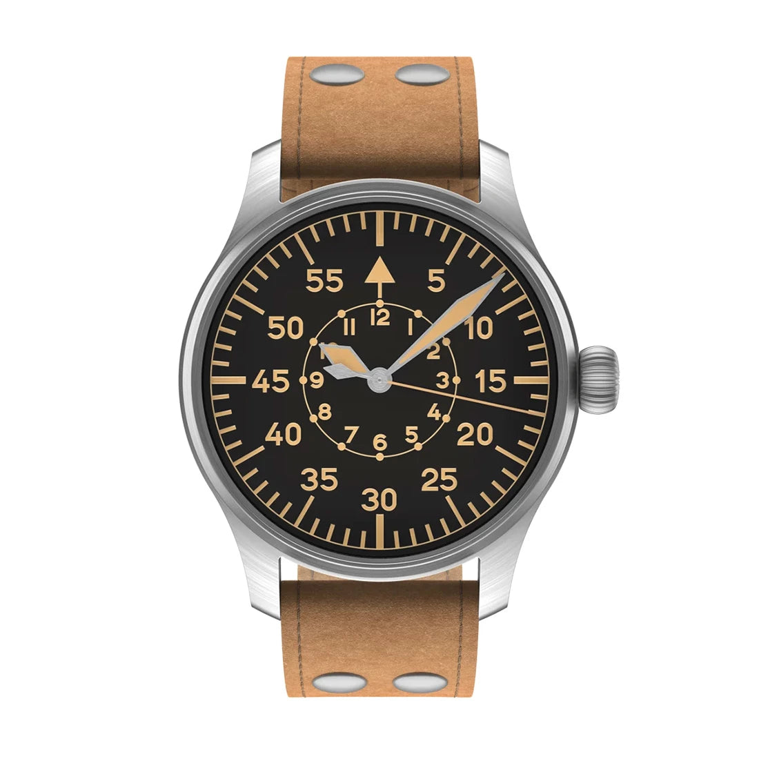 STOWA Flieger Vintage Baumuster B Automatik Schwarz