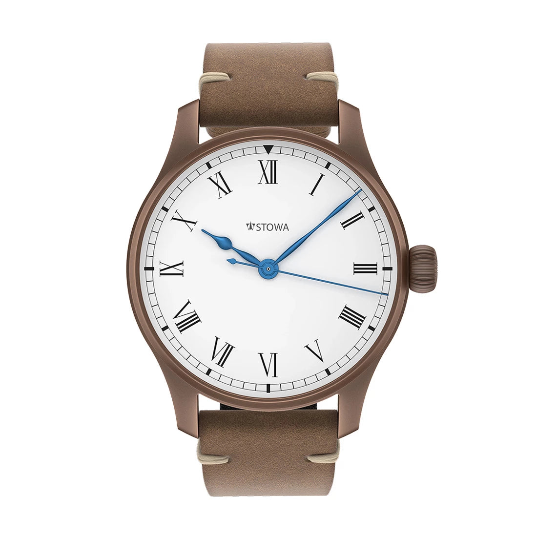 STOWA Marine Bronze Vintage chiffres romains Automatique Blanc 40mm