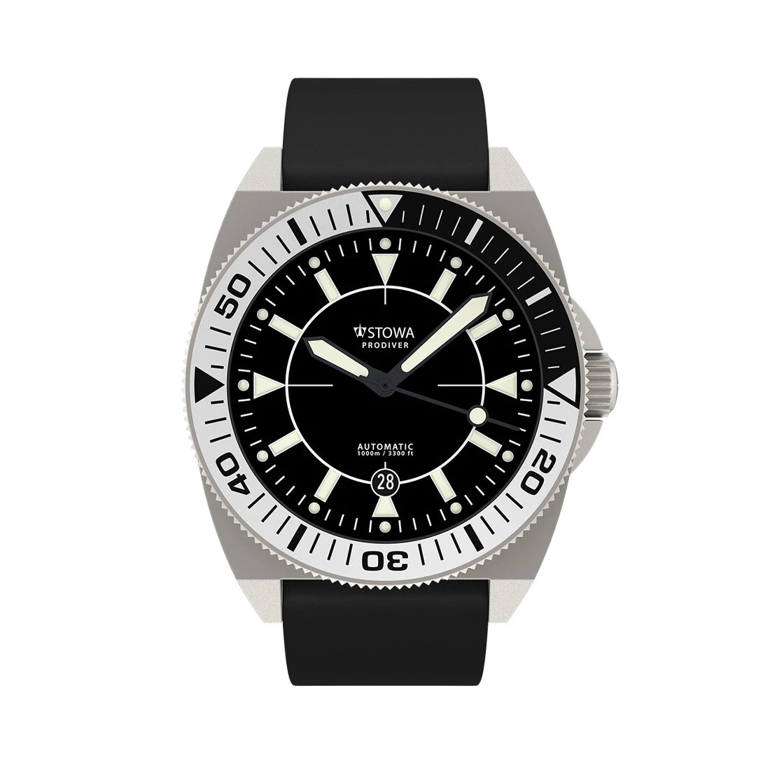 STOWA Sports Prodiver Schwarz Automatik Schwarz