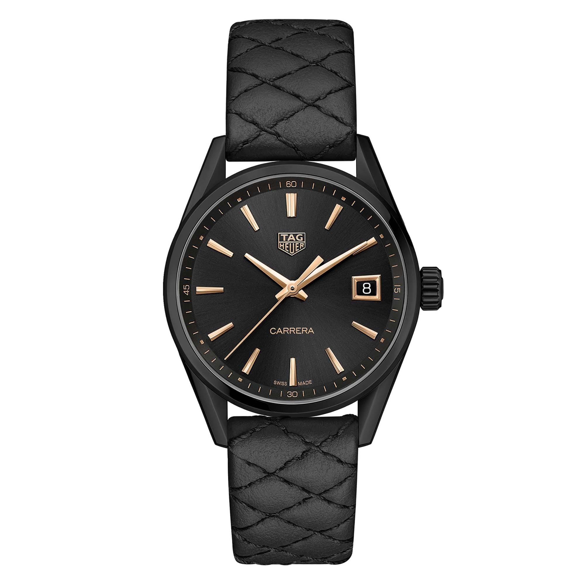 TAG Heuer Carrera Quartz Zwart 36 mm