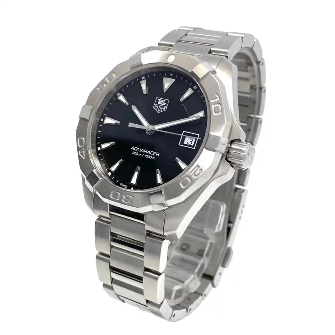 TAG Heuer Aquaracer Quartz Zwart 40 mm
