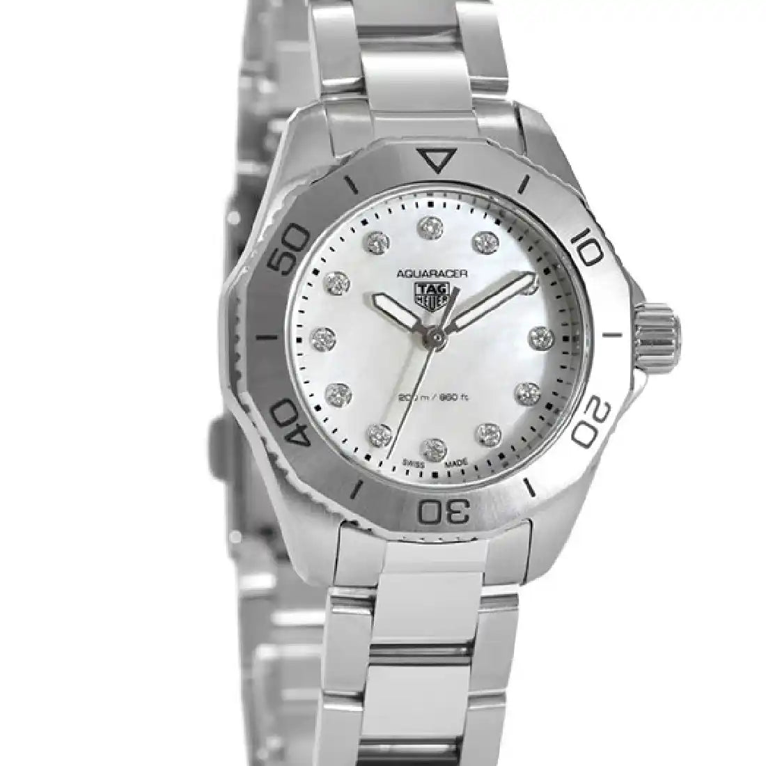 TAG Heuer Aquaracer Quartz met parelmoer 30 mm