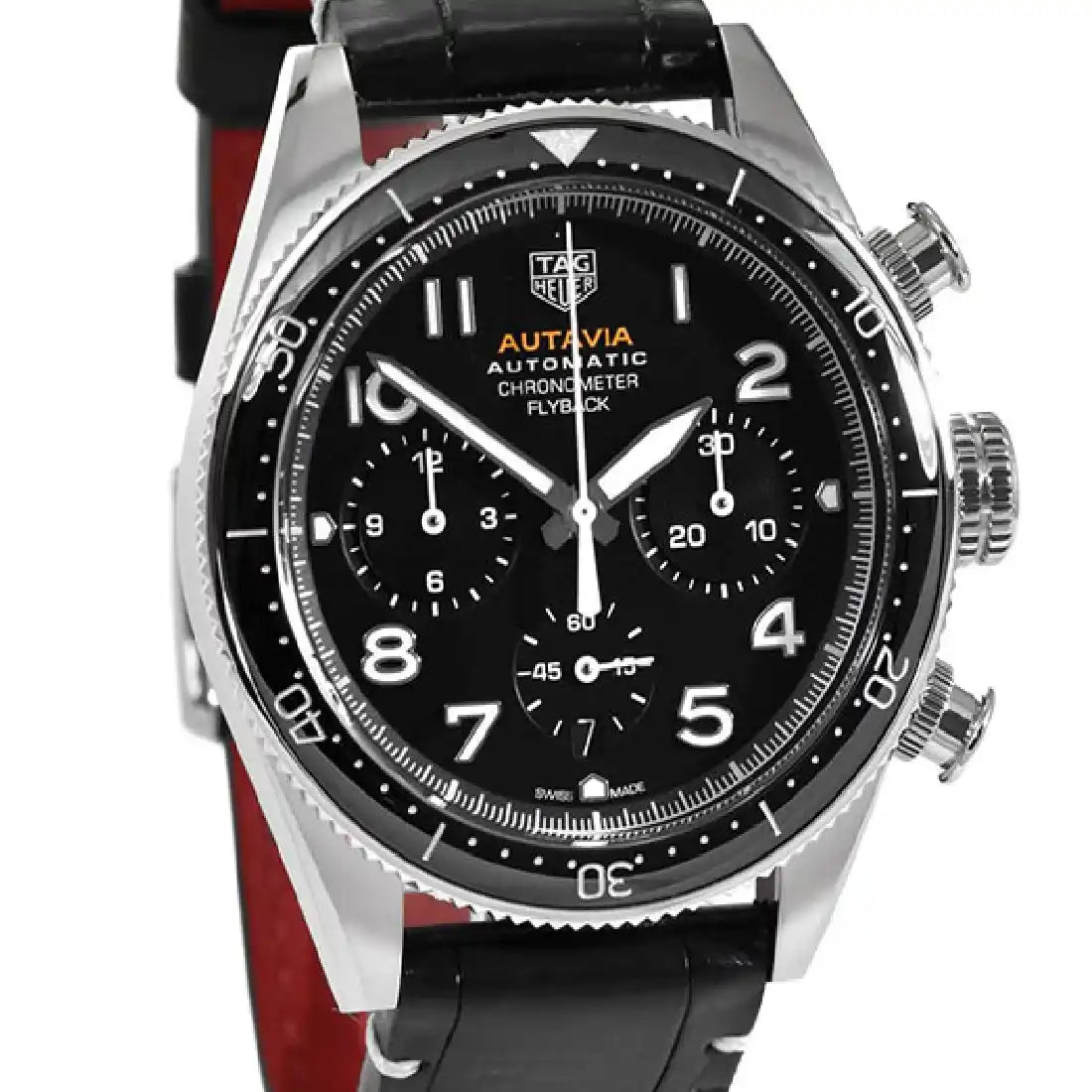 TAG Heuer Autavia Automatic Zwart 42 mm