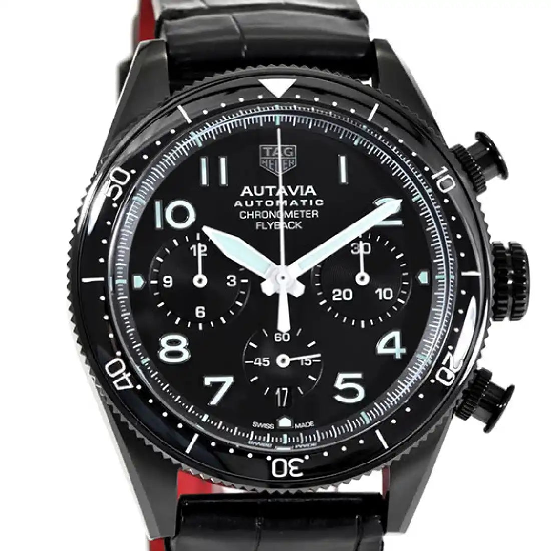 TAG Heuer Autavia Automatic Zwart 42 mm