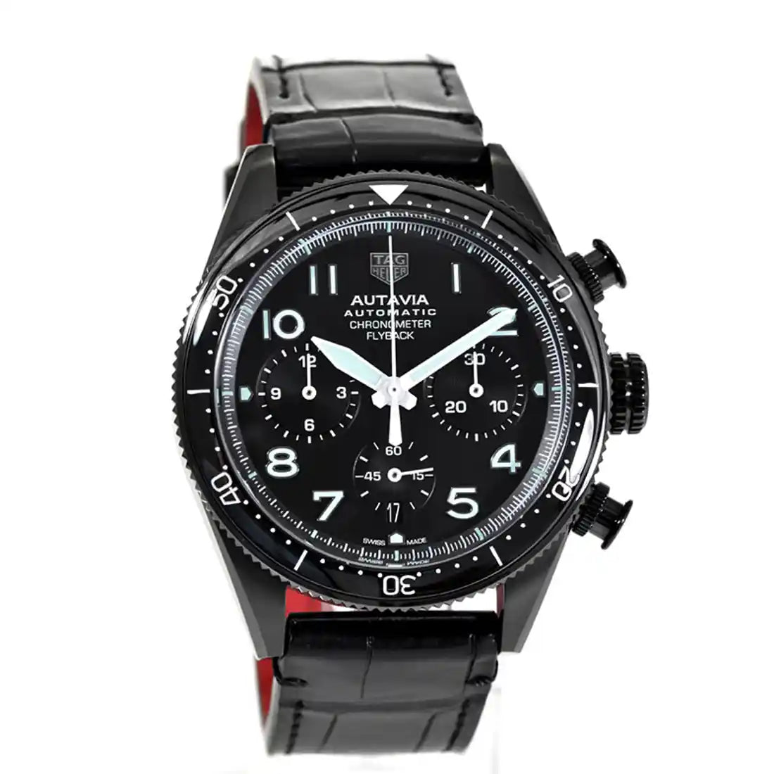 TAG Heuer Autavia Automatic Zwart 42 mm