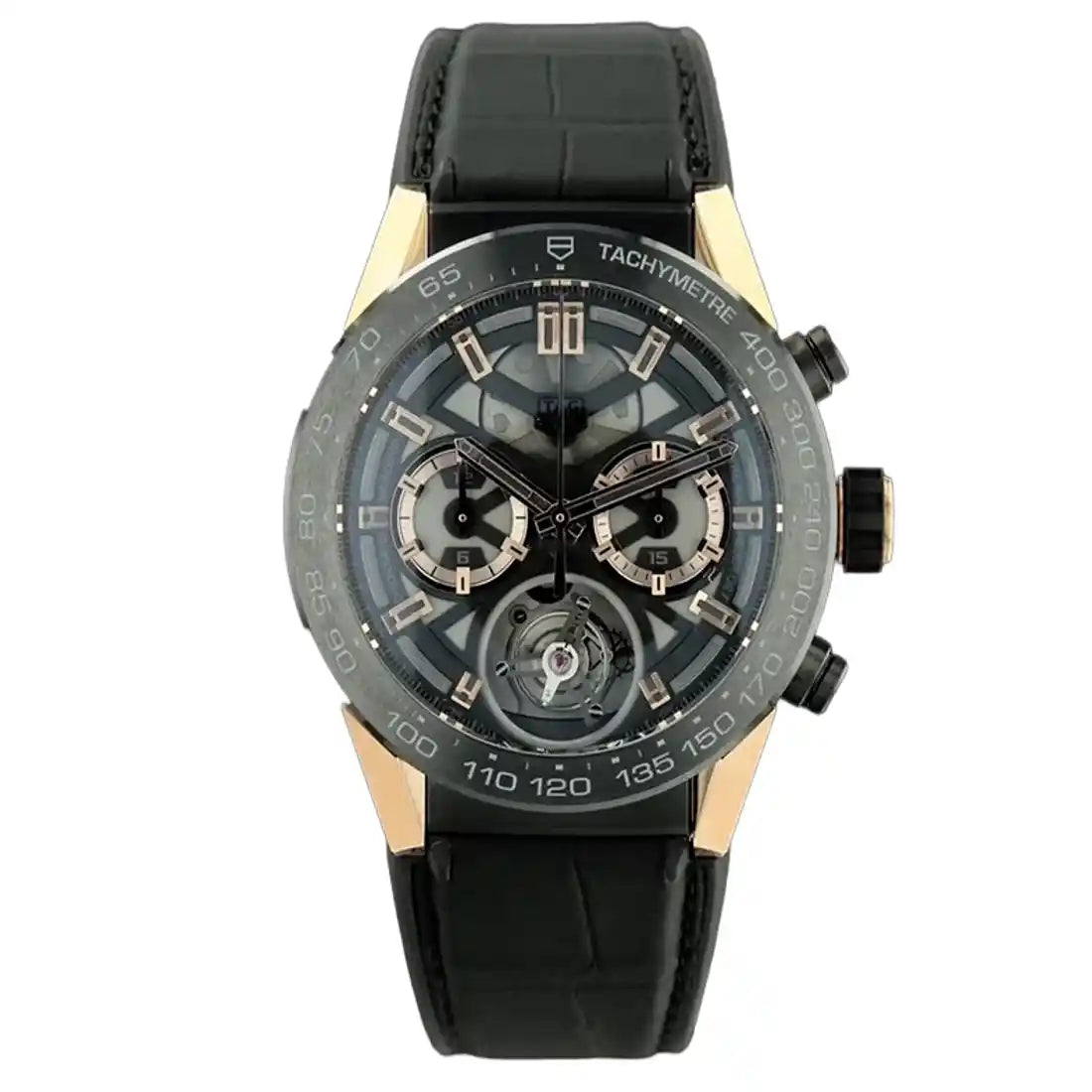 TAG Heuer Carrera Automatic Zwart 45 mm