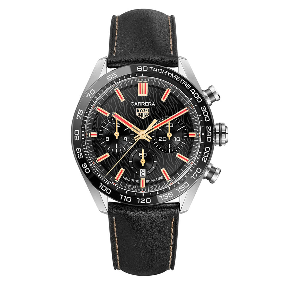 TAG Heuer Carrera Automatic Zwart 44 mm