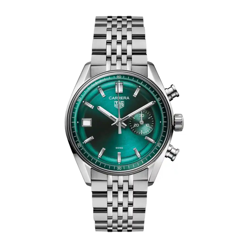 TAG Heuer Carrera CBS2211.BA0048 Green Dial Stainless steel 39mm Watch