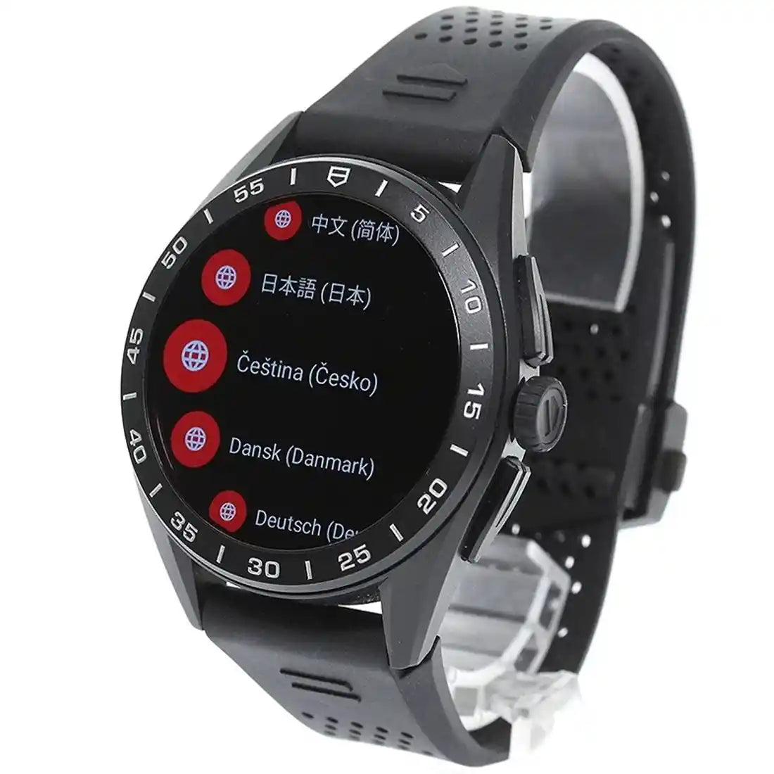 TAG Heuer Connected Quartz Zwart 45 mm