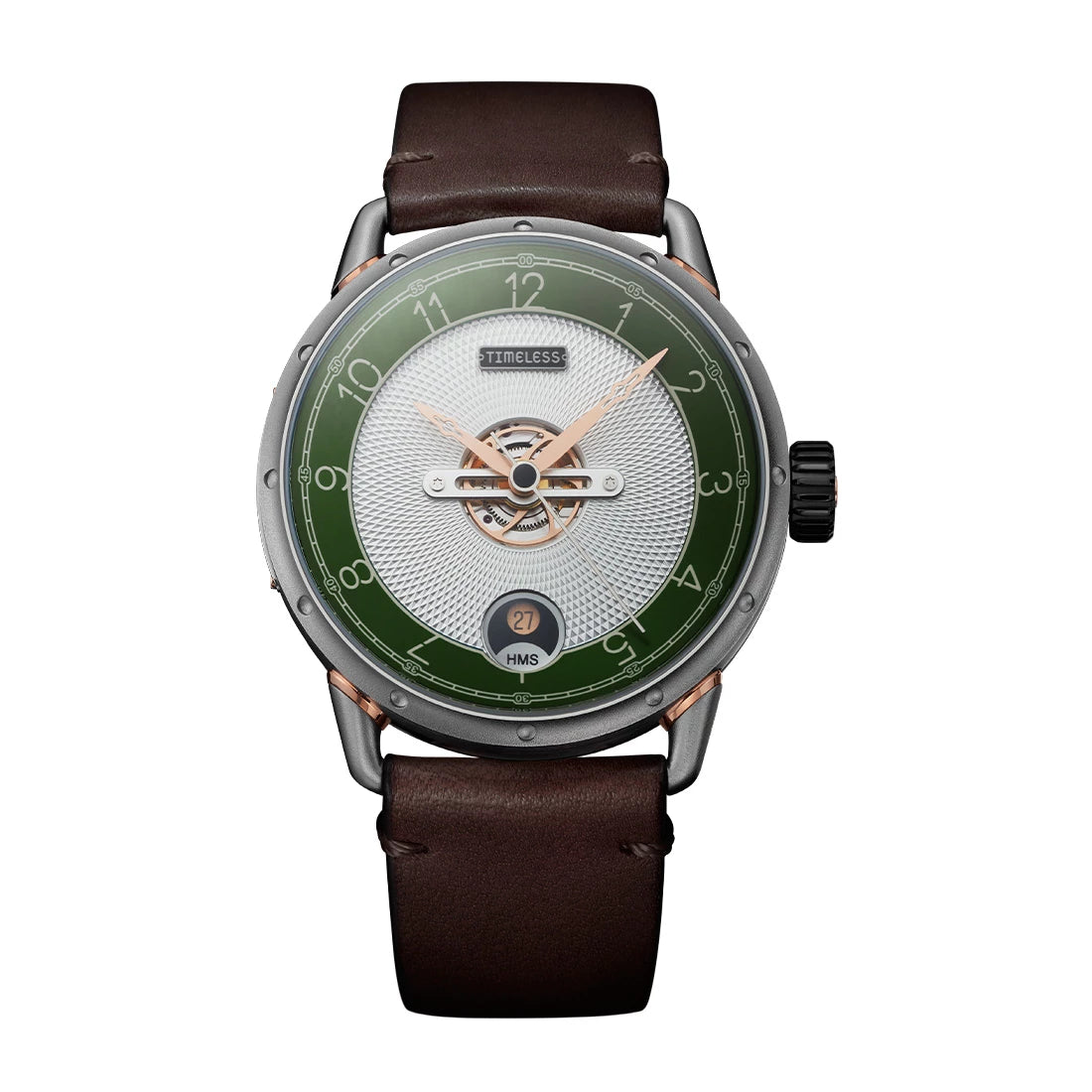 Zeitlose Uhr HMS 003 Automatik Grün ,5 mm