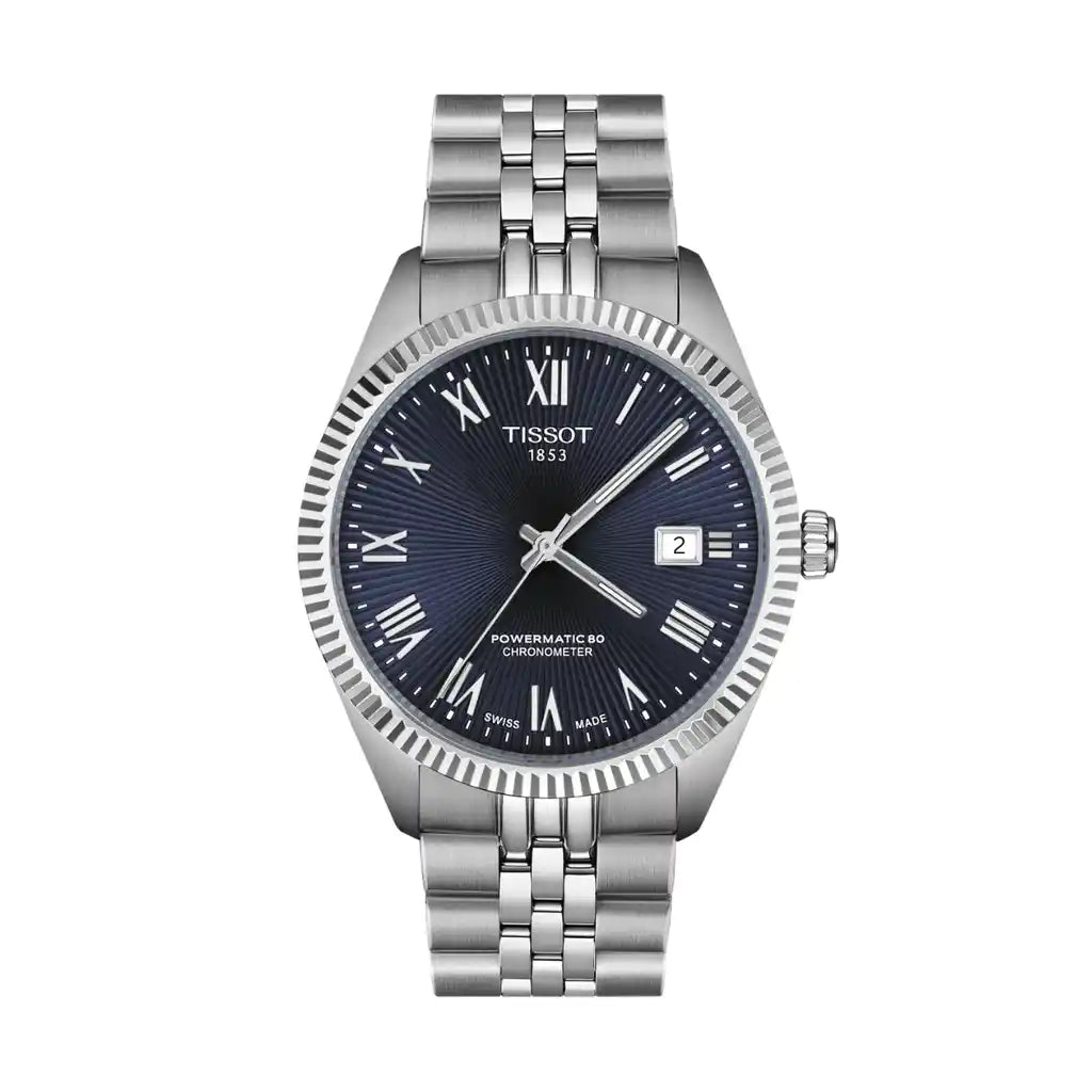 Tissot Ballade T156.408.11.043.00 – 39mm mit blauem Zifferblatt und Edelstahlgehäuse, 39mm