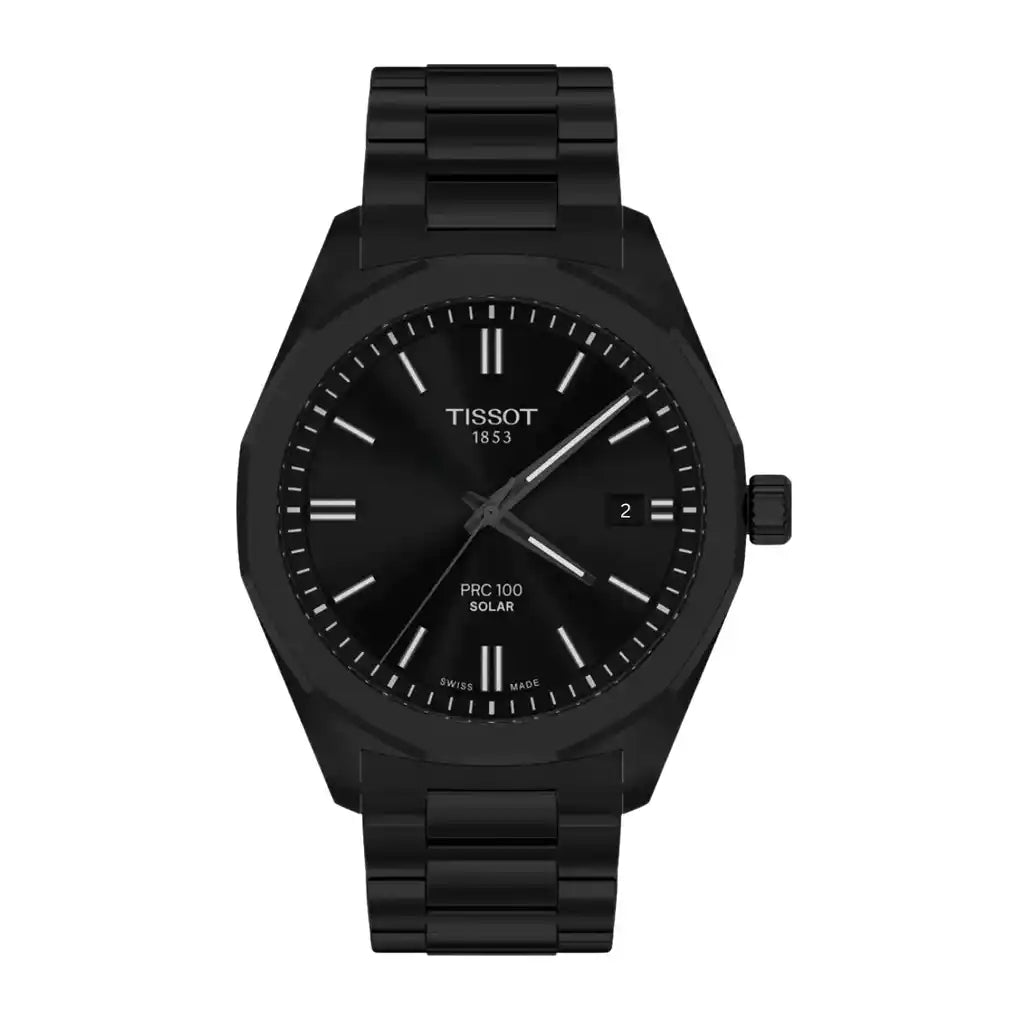Tissot PRC T151.422.33.051.00 39mm mit Schwarz , Edelstahl, 39mm