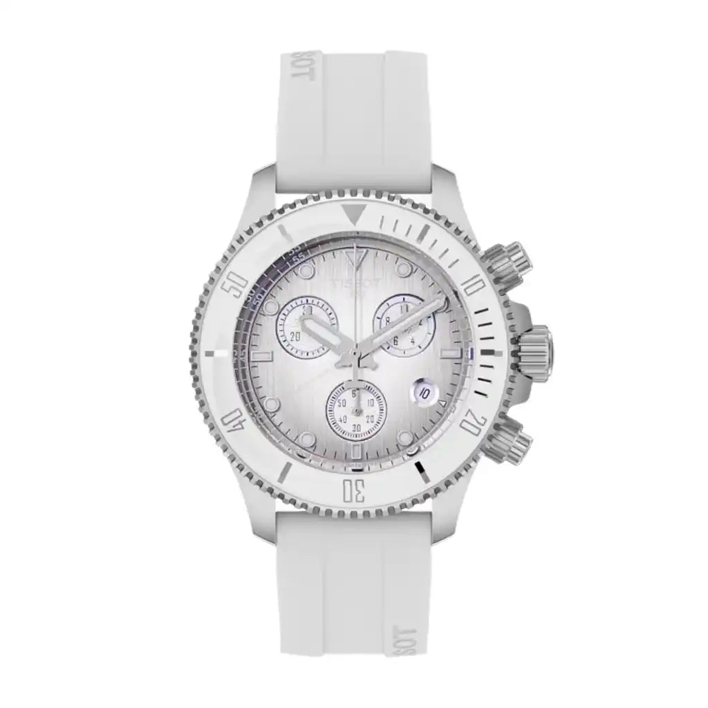 Tissot Seastar T120.217.17.011.00 White Dial Stainless steel 38mm Watch