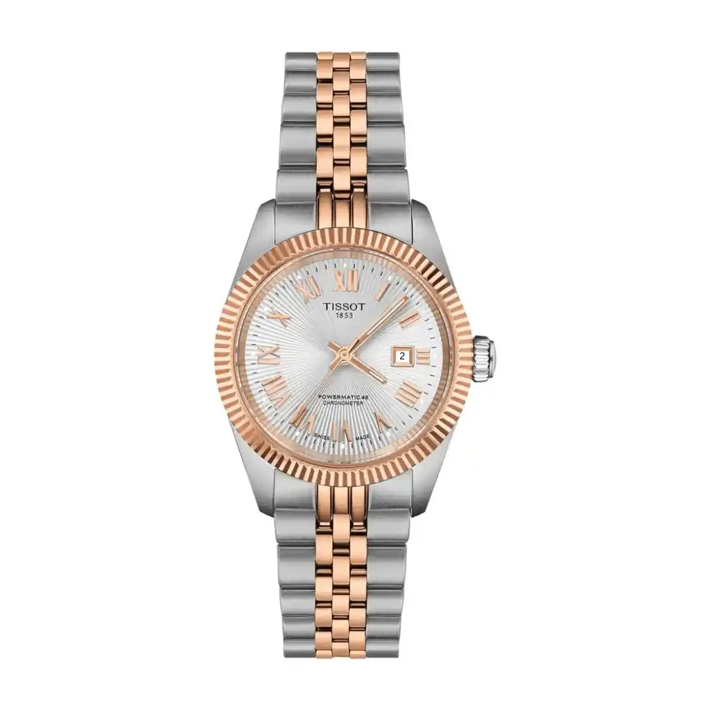 Tissot T-Classic T156.208.22.033.00 Horloge met zilveren wijzerplaat, roestvrij staal, PVD-coating, 30 mm