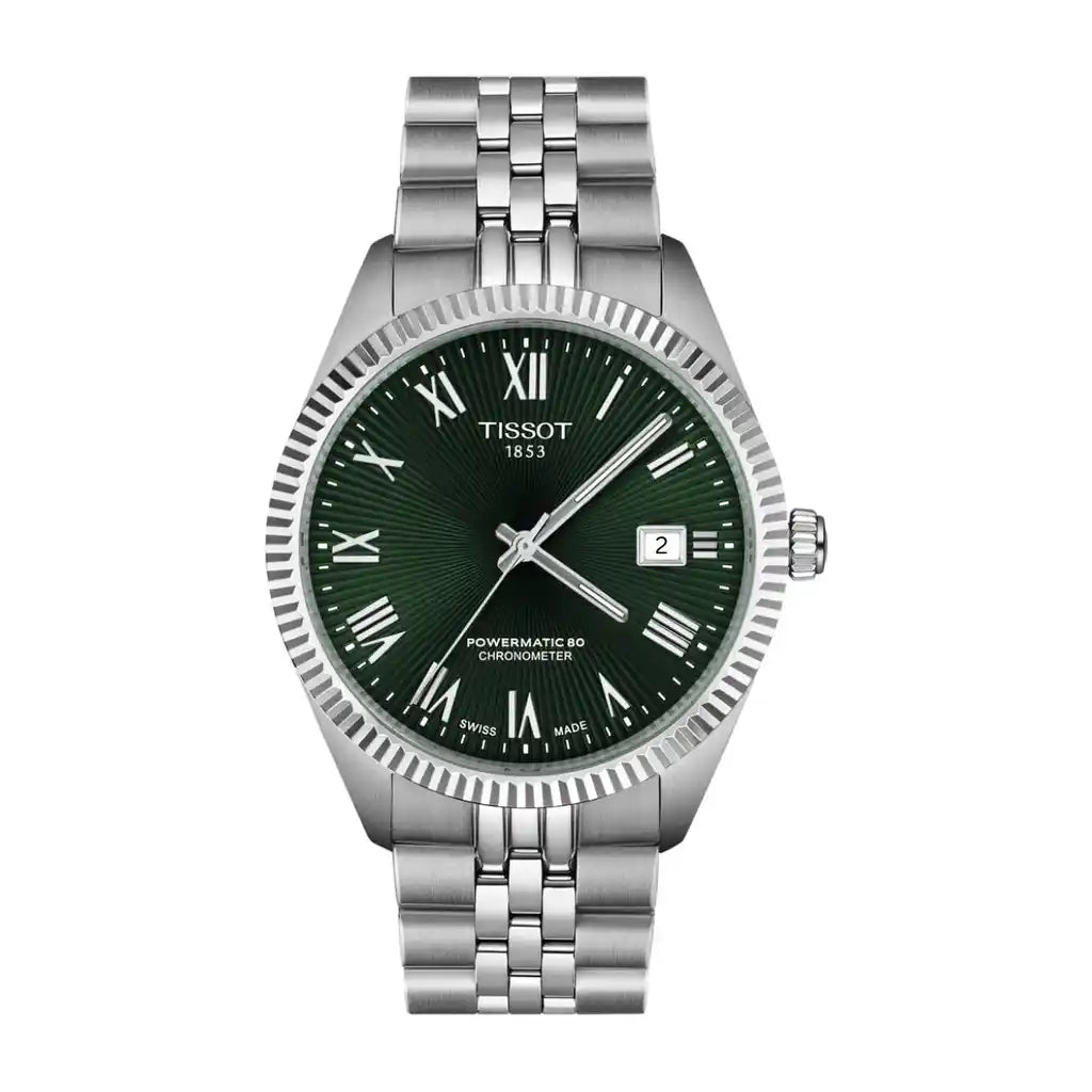 Tissot T-Classic T156.408.11.093.00 Green Dial Stainless steel 39mm Watch