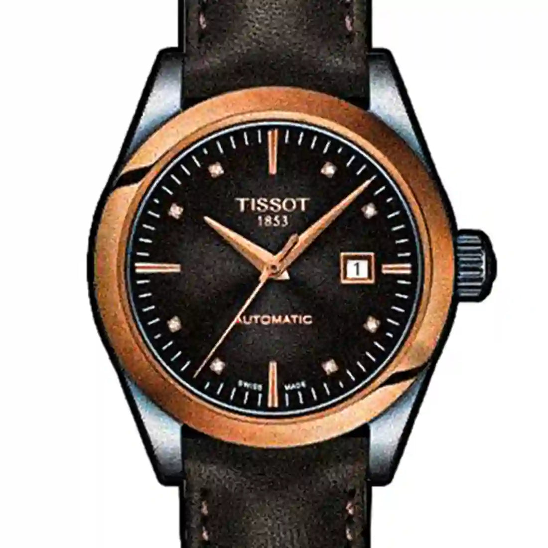 TISSOT T-Gold Automatik Braun