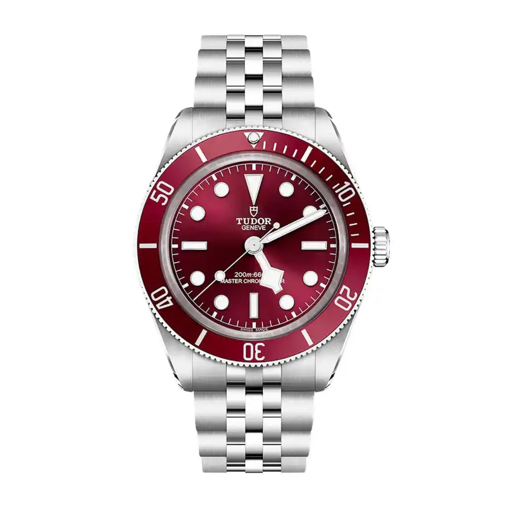 Tudor Schwarz M7939A1A0RU-0001 39mm mit Rot , Edelstahl, 39mm