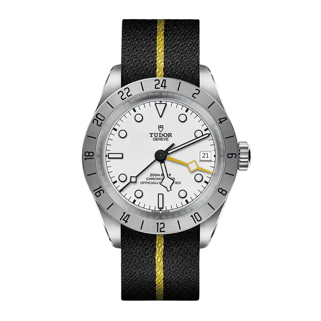 Tudor Schwarz M79470-0005 39mm mit Weiß , Edelstahl, 39mm