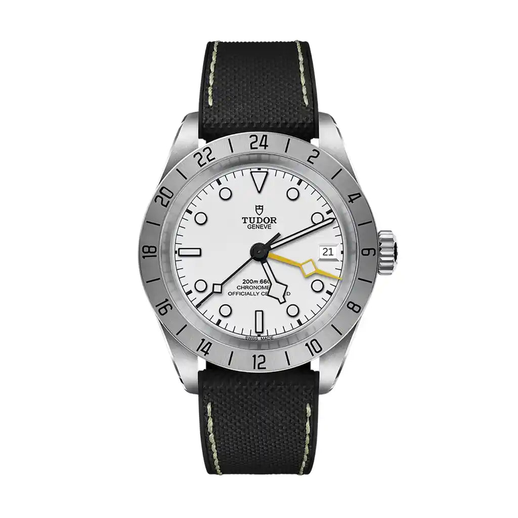 Tudor Schwarz M79470-0006 39mm mit Weiß , Edelstahl, 39mm