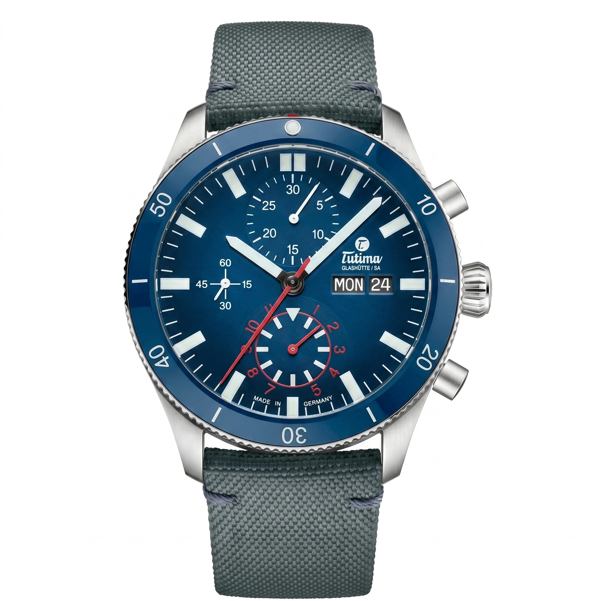 Tutima Glashütte Grand Flieger Automatic Blue 41mm