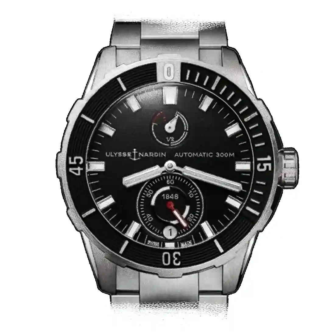 Ulysse Nardin Ulysse Nardin Diver Automatic Zwart 44 mm