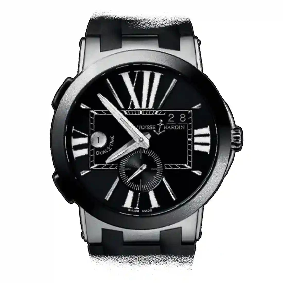 Ulysse Nardin Ulysse Nardin Executive Automatic Zwart 43 mm