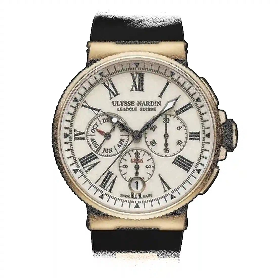 Ulysse Nardin Ulysse Nardin Marine Automatik Weiß