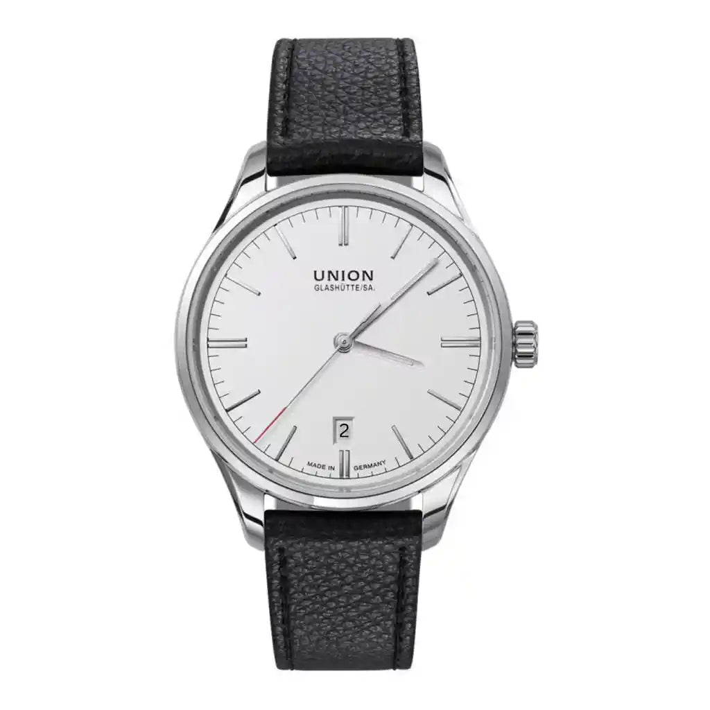 Union Glashütte Viro D017.407.16.031.00 – 39mm mit Silber und Edelstahlgehäuse, 39mm