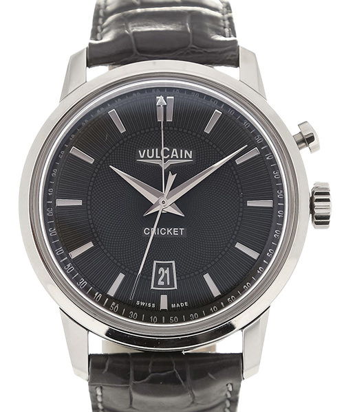 Vulcain 50S Presidents Handaufzug Schwarz