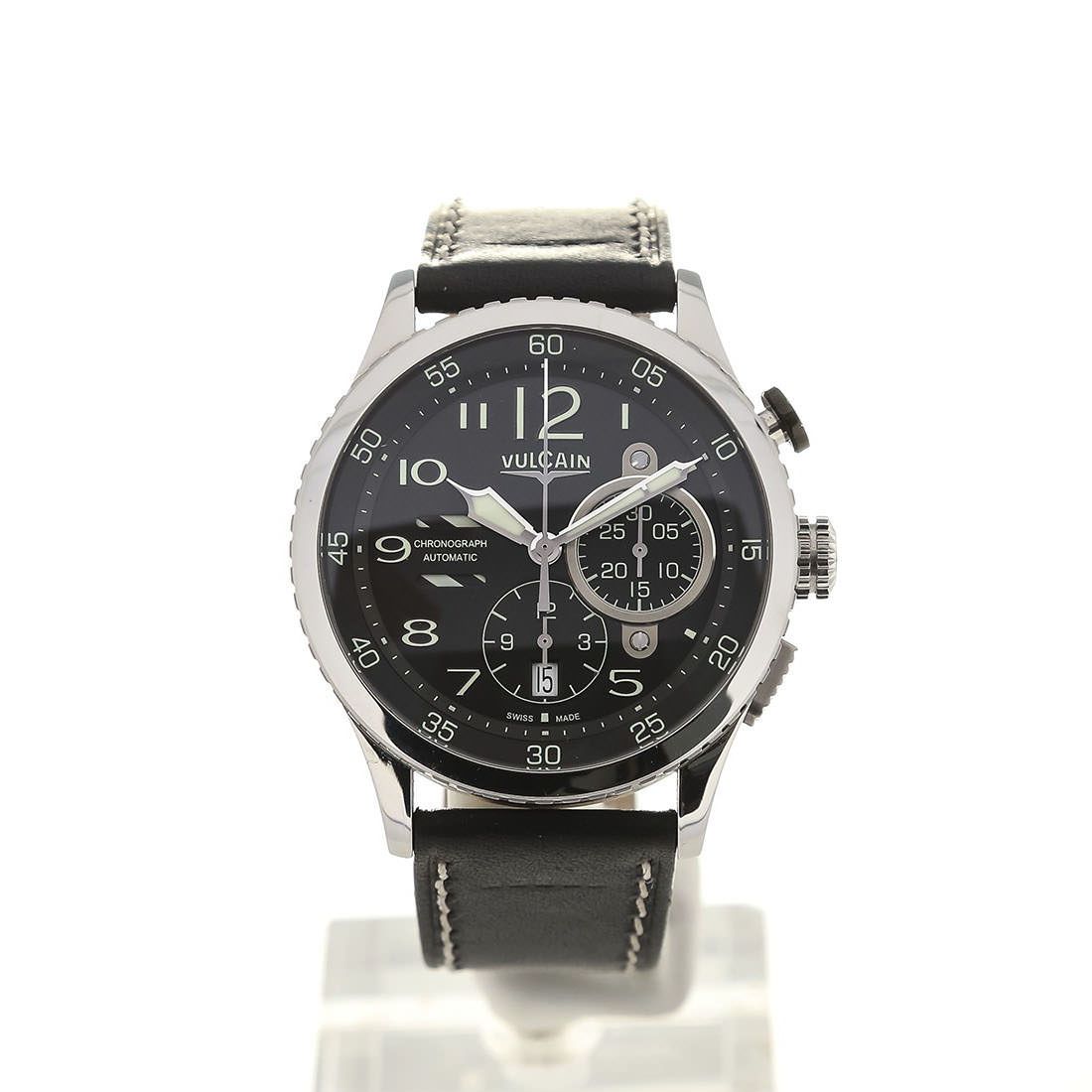 Vulcain Aviator Automatic Black 44mm