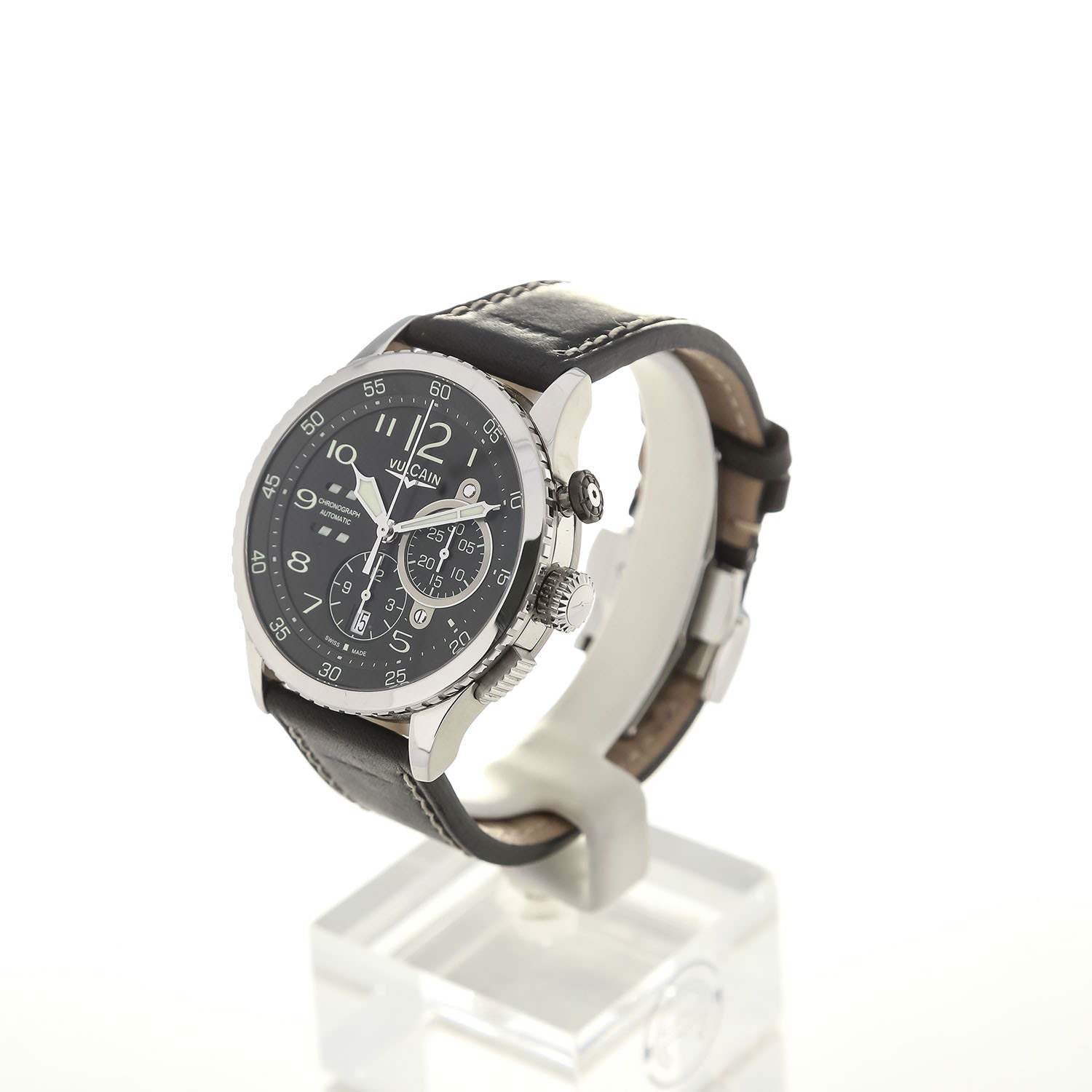 Vulcain Aviator Automatic Black 44mm