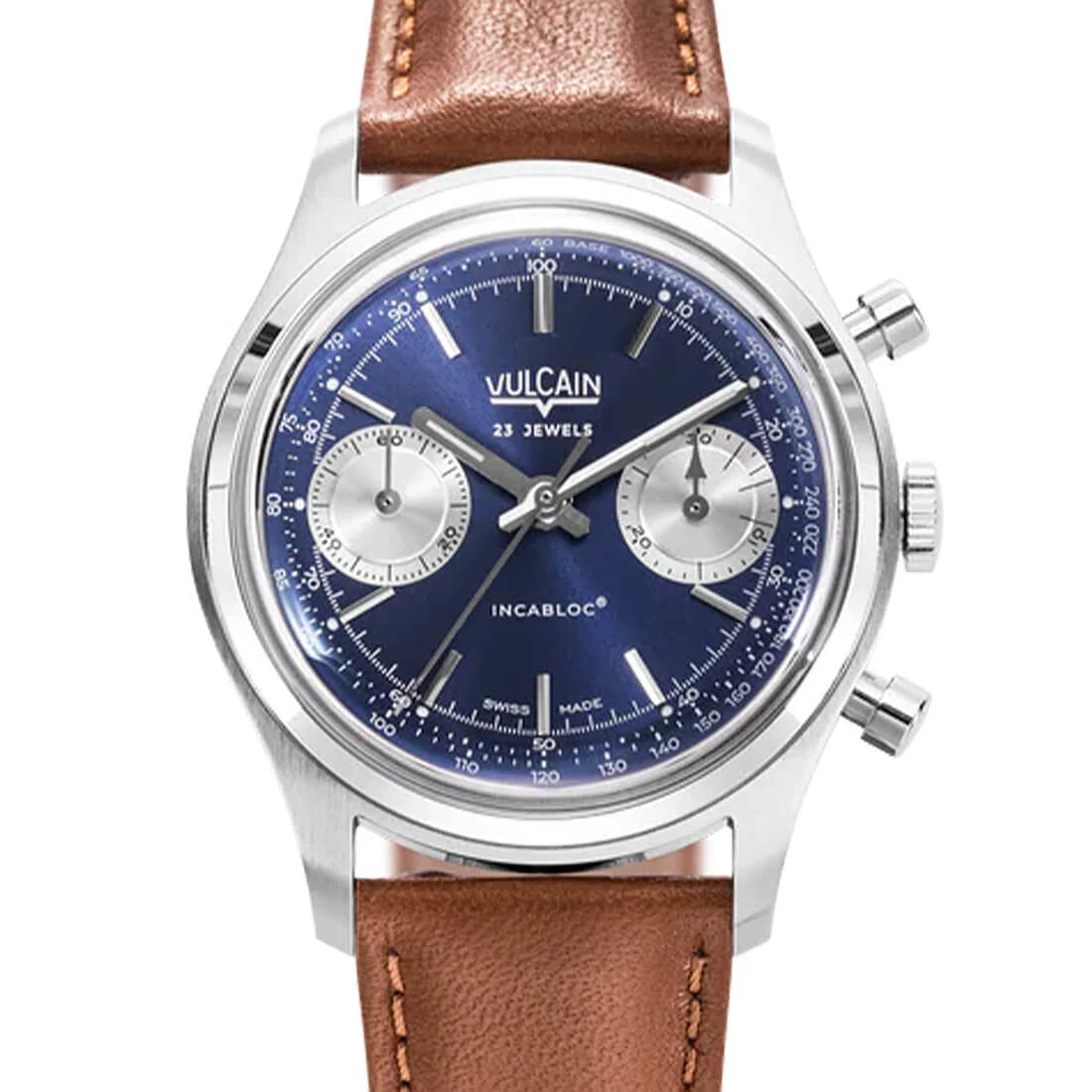 Vulcain Chronograph Manual Winding Blue 38mm