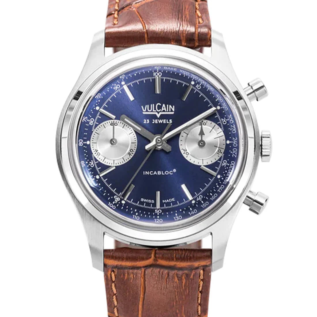 Vulcain Chronograph Manual Winding Blue 38mm