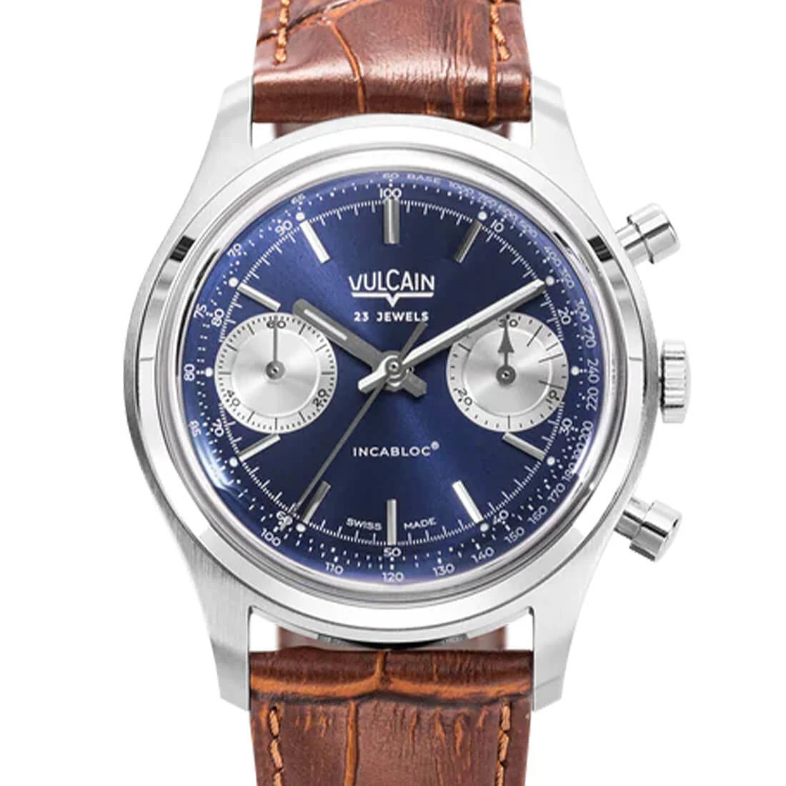 Vulcain Chronograph Manual Winding Blue 38mm