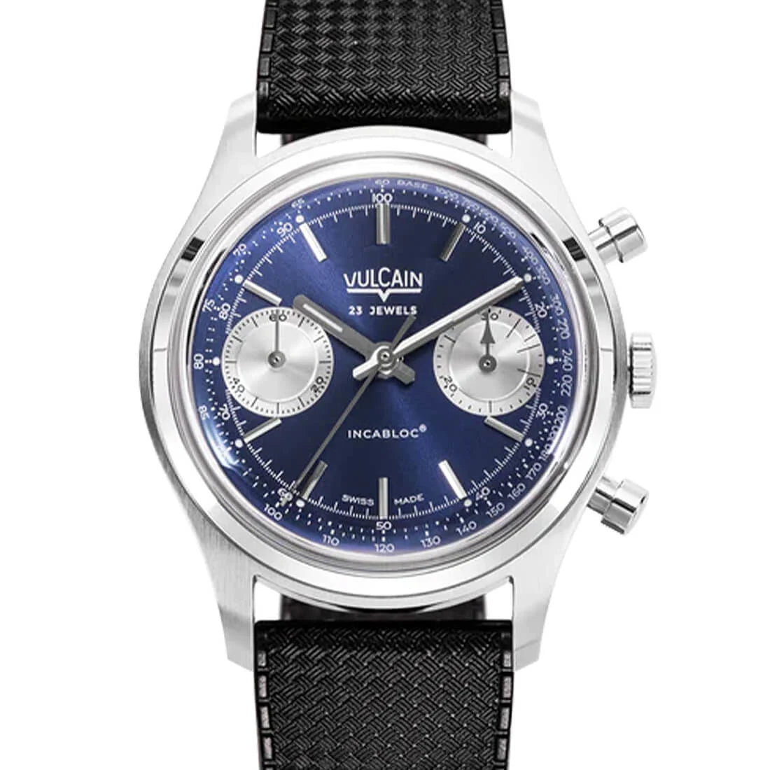 Vulcain Chronograph Manual Winding Blue 38mm