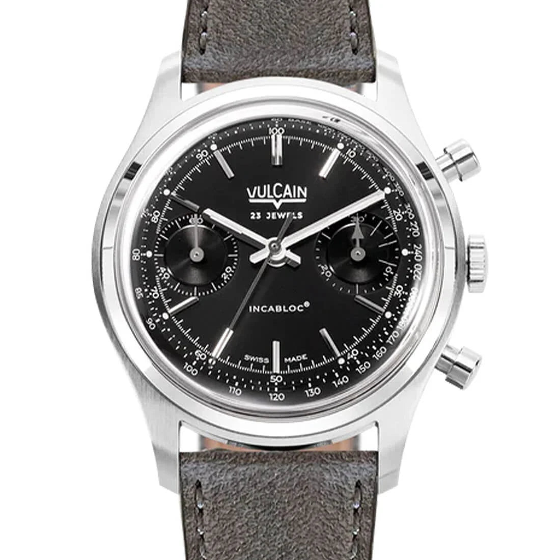 Vulcain Chronograph Manual Winding Black 38mm