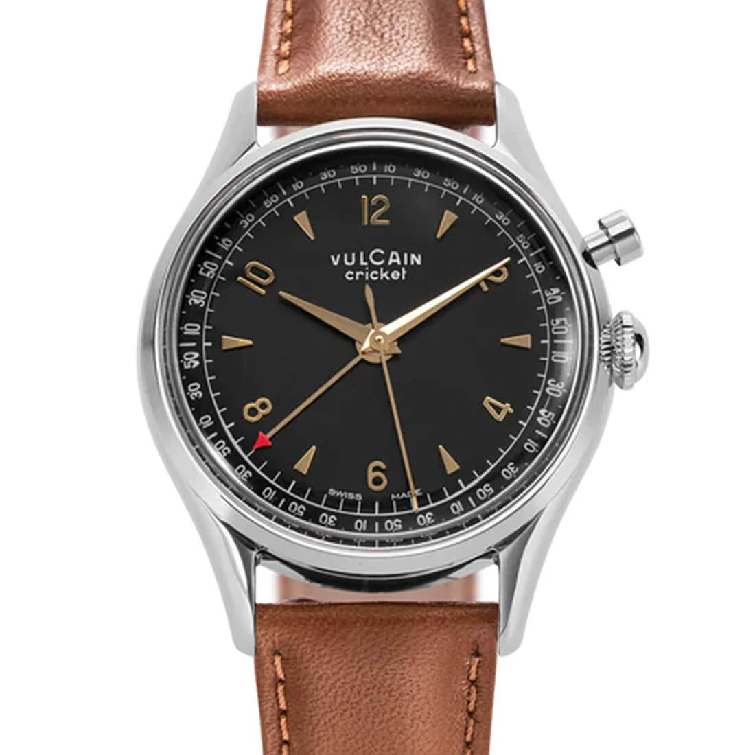 Vulcain Cricket Remontage Manuel Noir 39 mm