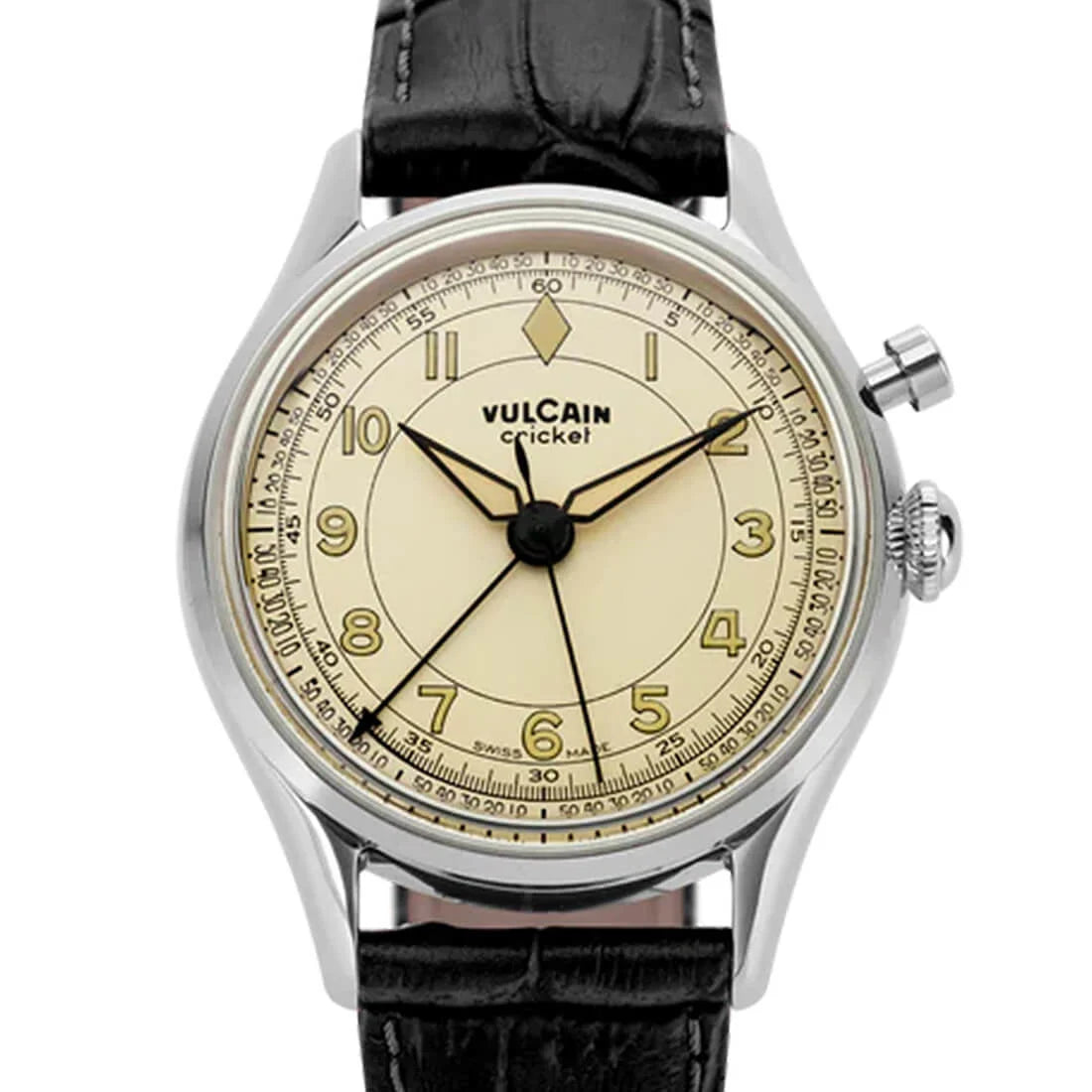 Vulcain Cricket Handaufzug Eierschale