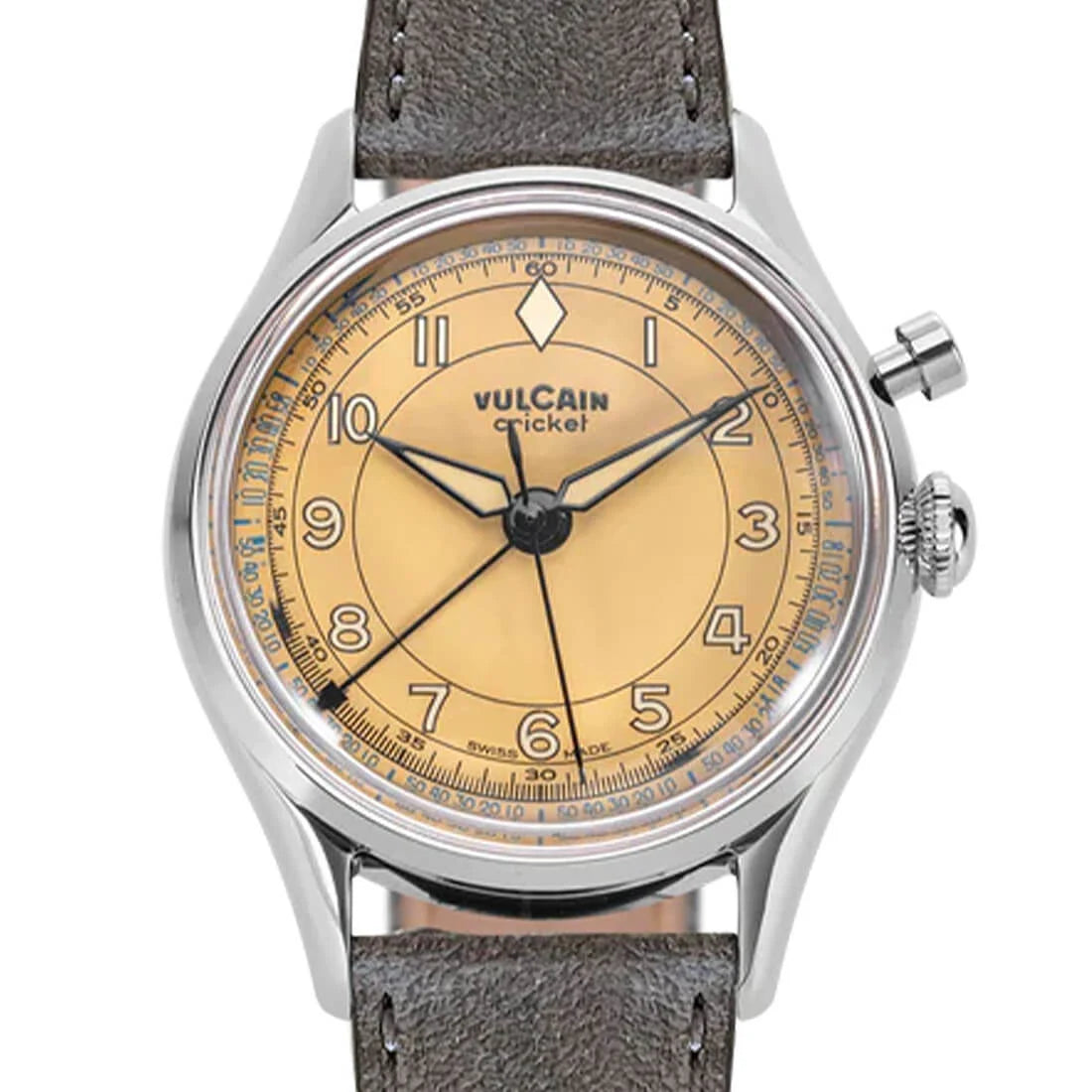 Vulcain Cricket Manual Winding Brown Khaki 39mm