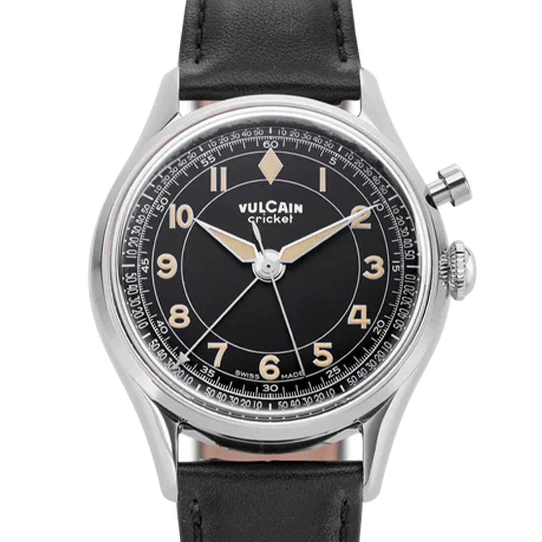 Vulcain Cricket Manual Winding Black 39mm